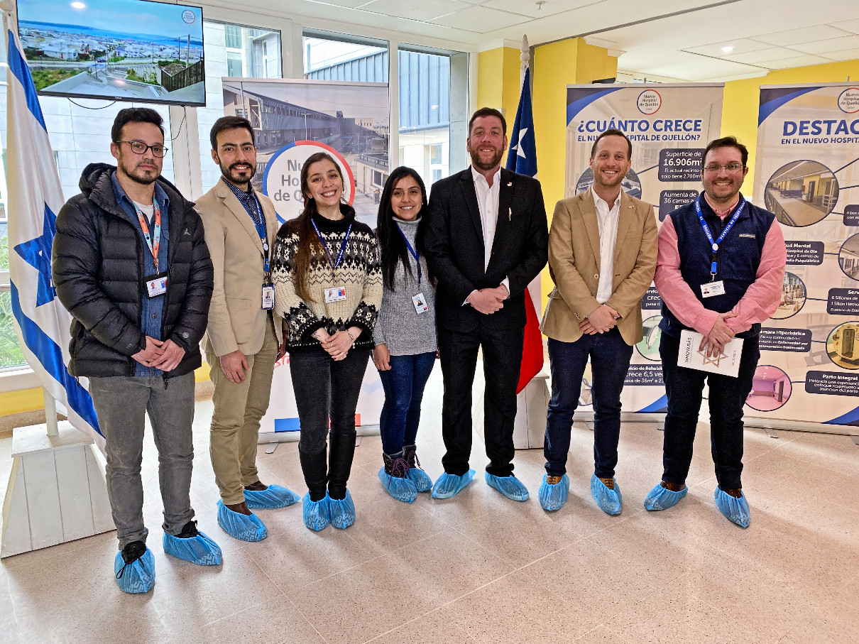 Representantes de la Embajada de Israel visitan Nuevo Hospital de Quellón